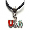 Pendentif USA Couleur Country Western