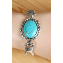 Bracelet Turquoise Howlite Hell Jack Country Western