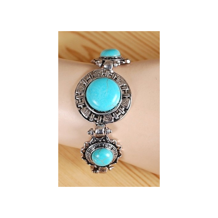 Bracelet Turquoise Trio Shuffle Country Western