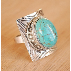 Bague Turquoise 19 Country Western