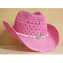 Chapeaux Ajouré Rose Girly Country Western