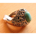 Bague Turquoise E Country Western